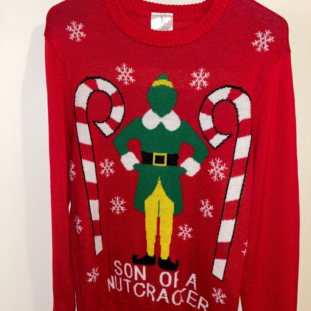 Men’s Holiday Christmas Sweater, Size Small